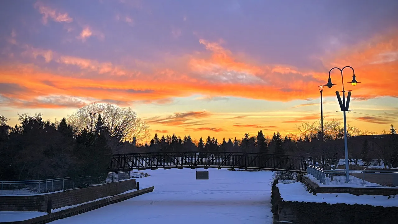 Festival Place and Broadmoor Lake park in Sherwood Park, Alberta